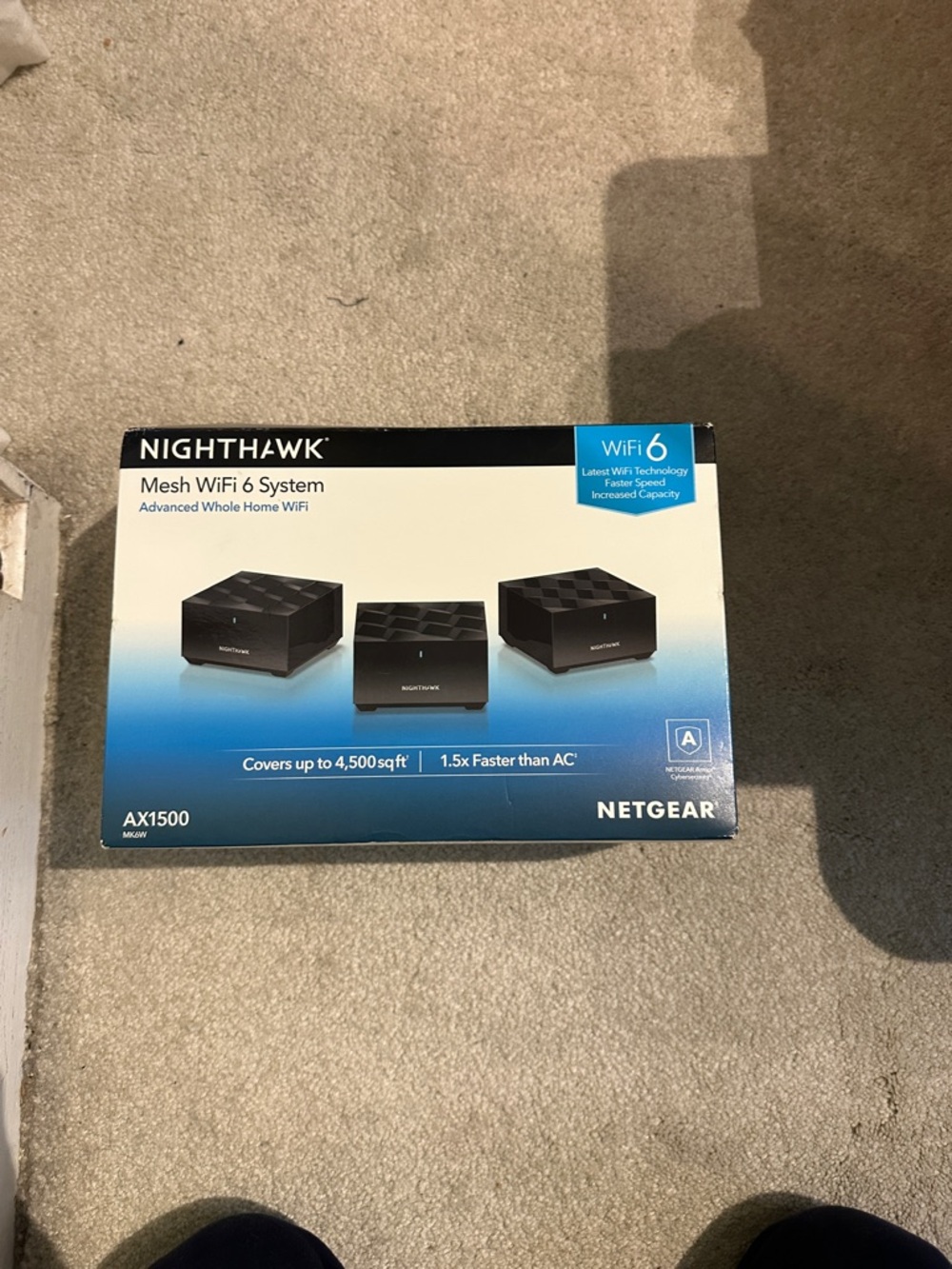 Netgear nighthawk Black Mesh WiFi Router Set